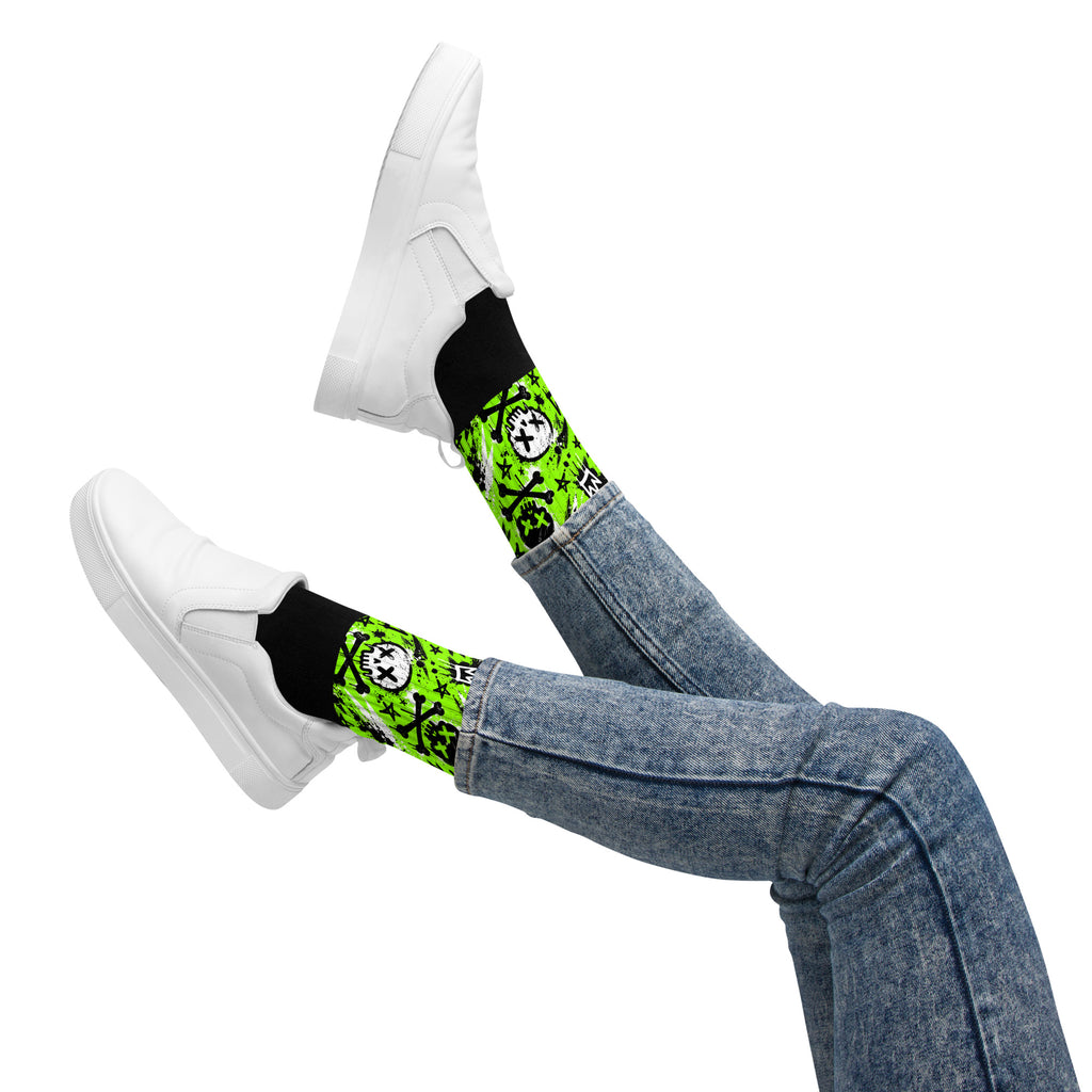 Acid Skull Socks — side view