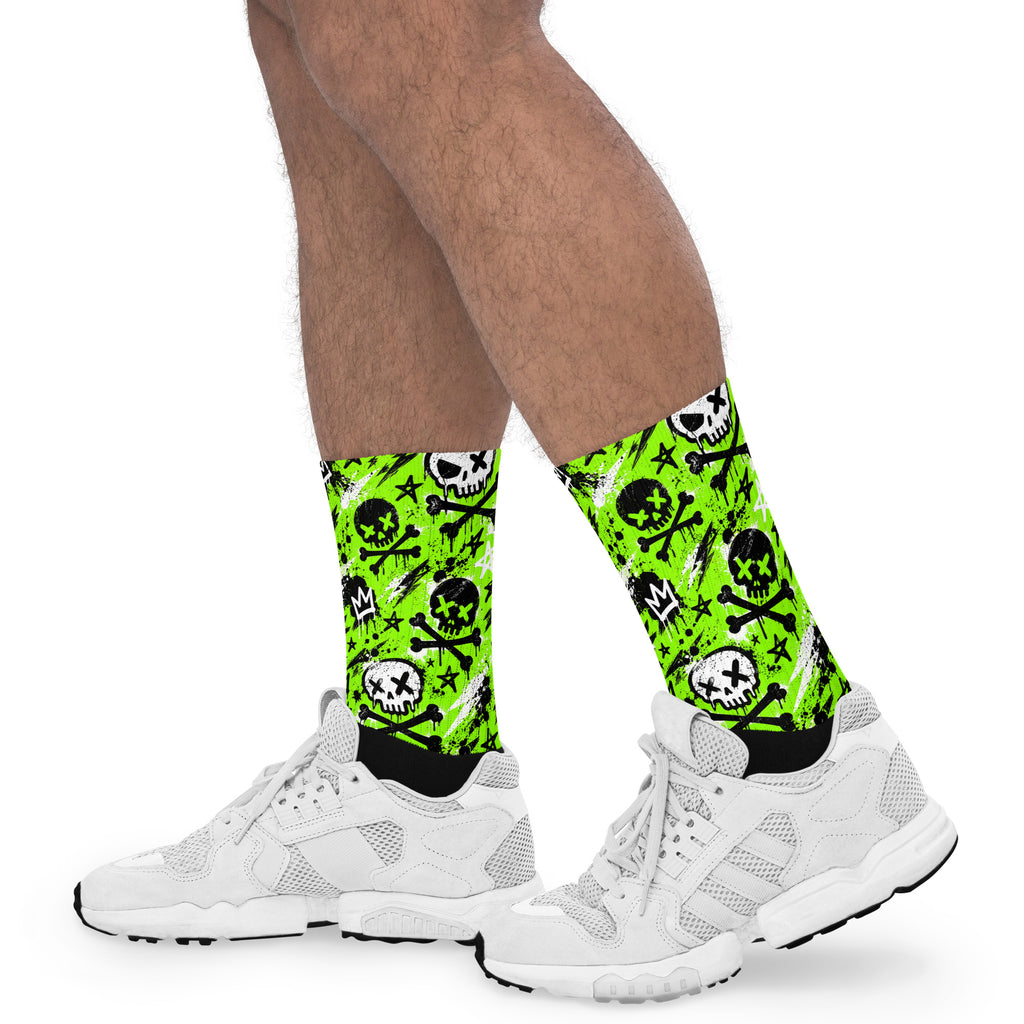 Acid Skull Socks — side view