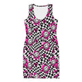 Checkmate Bodycon Dress — front view
