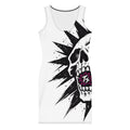 Skullburn Bodycon Dress — front view