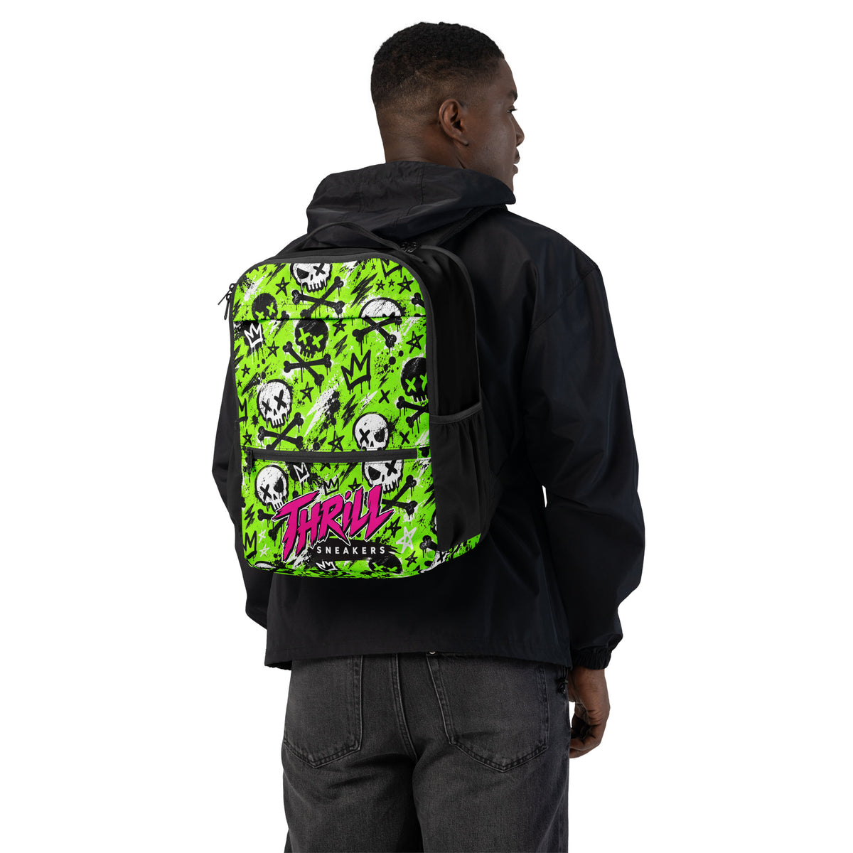 Acid Skull Backpack — back view