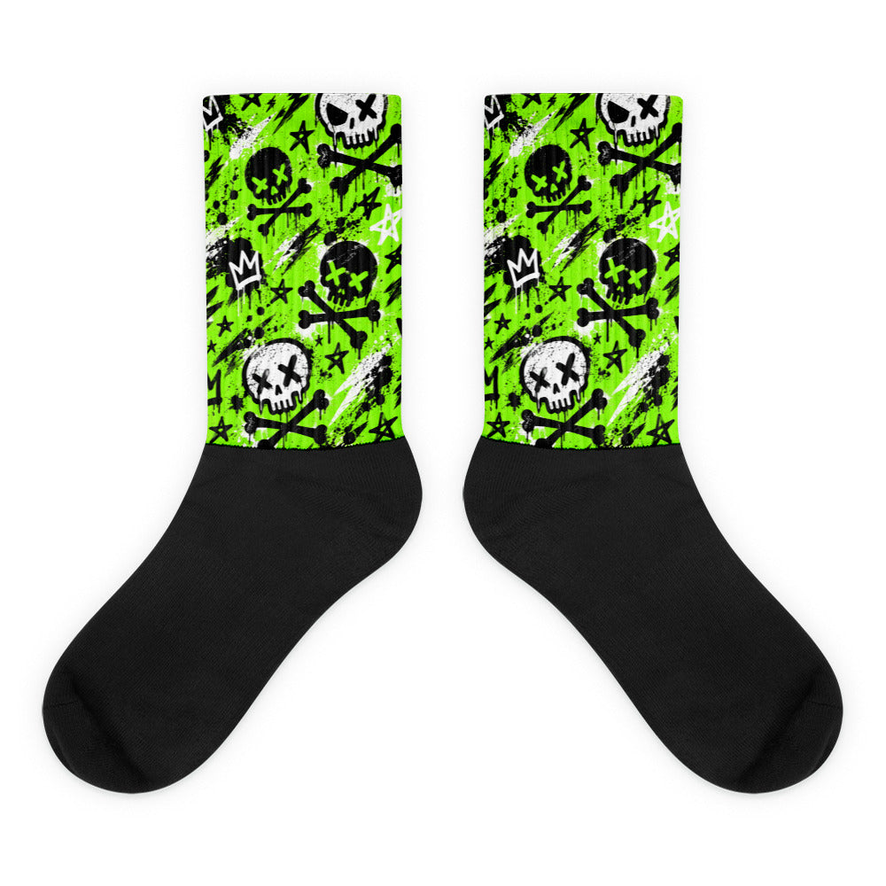 Acid Skull Socks — product view