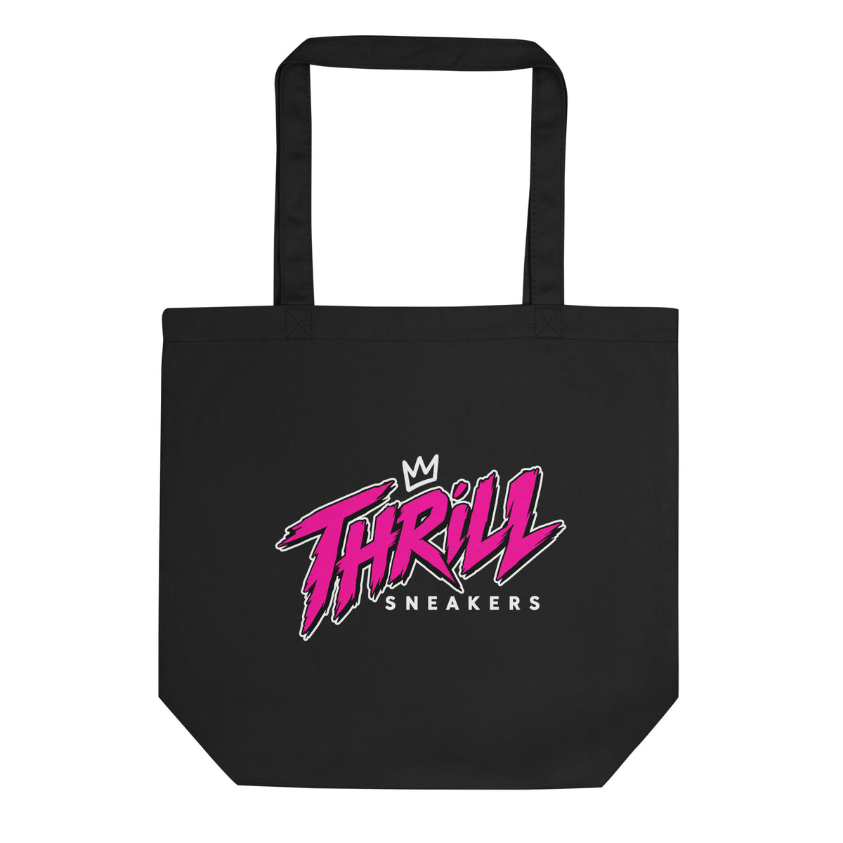 Thrill Sneakers Tote – Black — front view