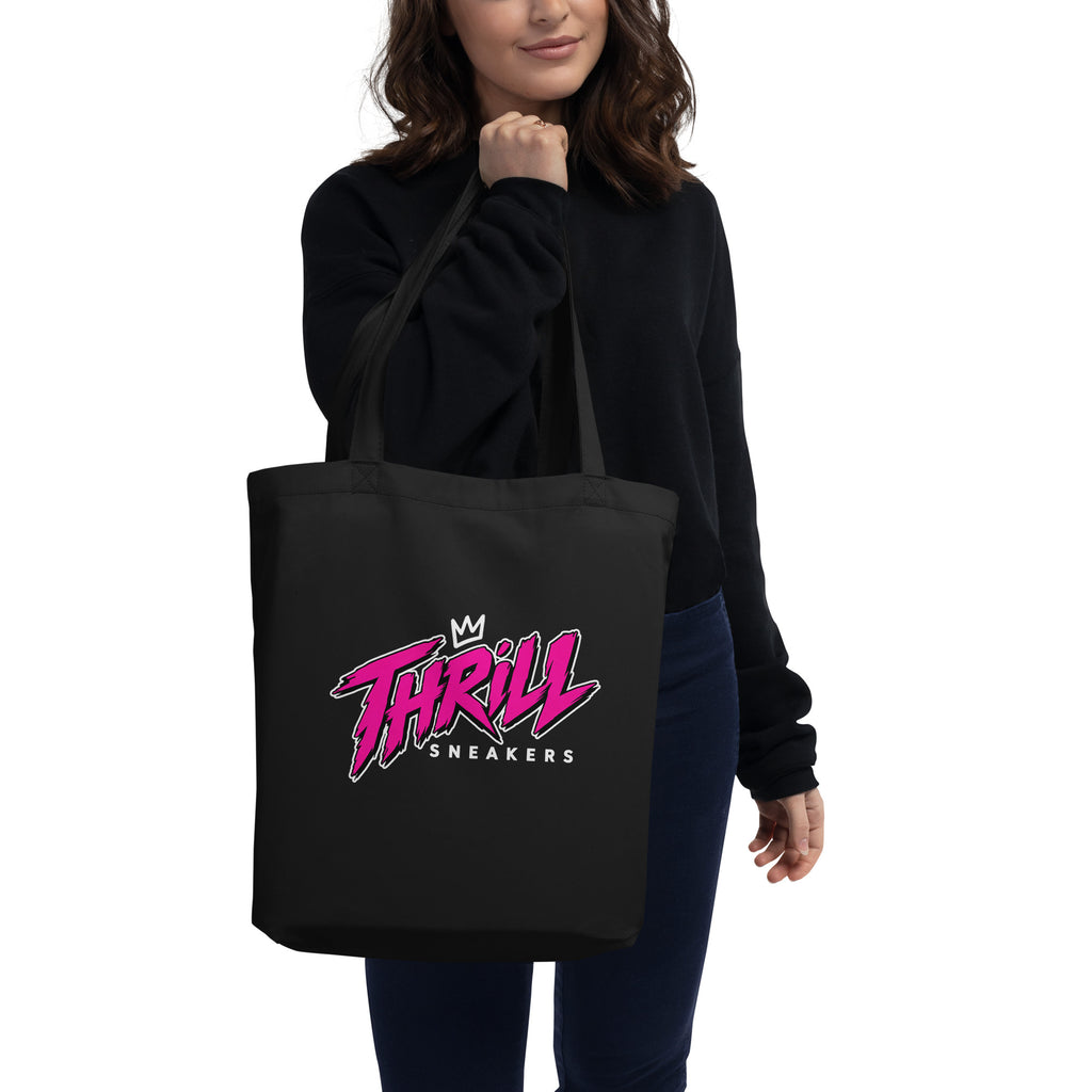 Thrill Sneakers Tote – Black — front view