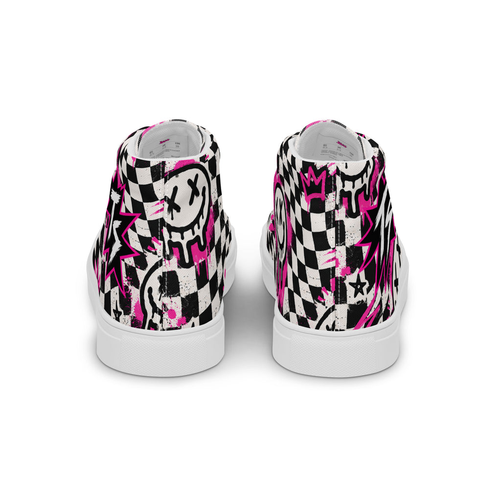 Checkmate Men’s High Tops — back view