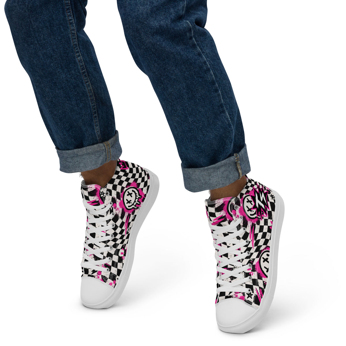 Checkmate Men’s High Tops — side view