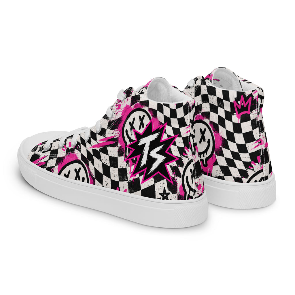 Checkmate Men’s High Tops — angled back view