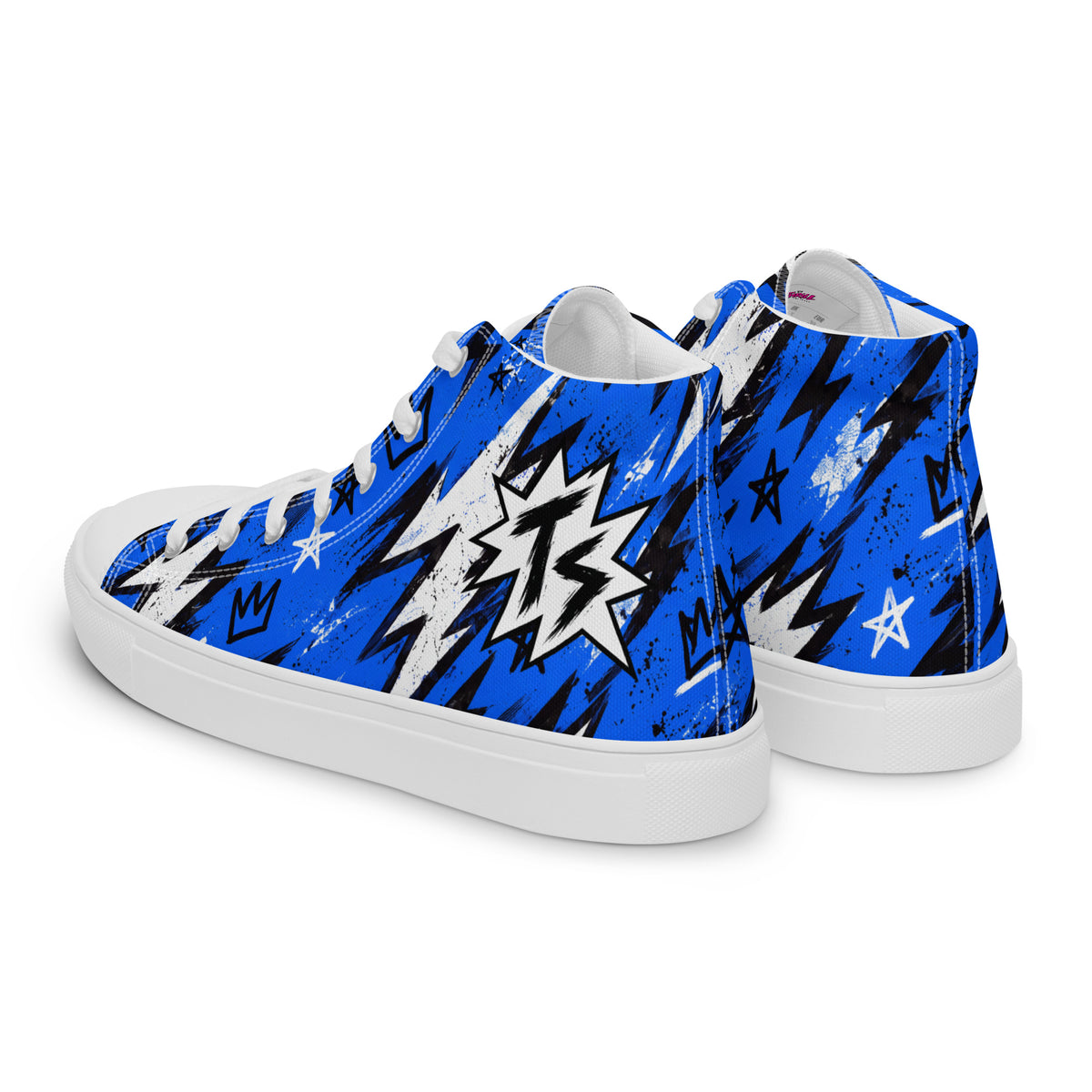 Shockwave Men’s High Tops — angled back view