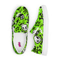 Acid Skull Men’s Slip-Ons — front view
