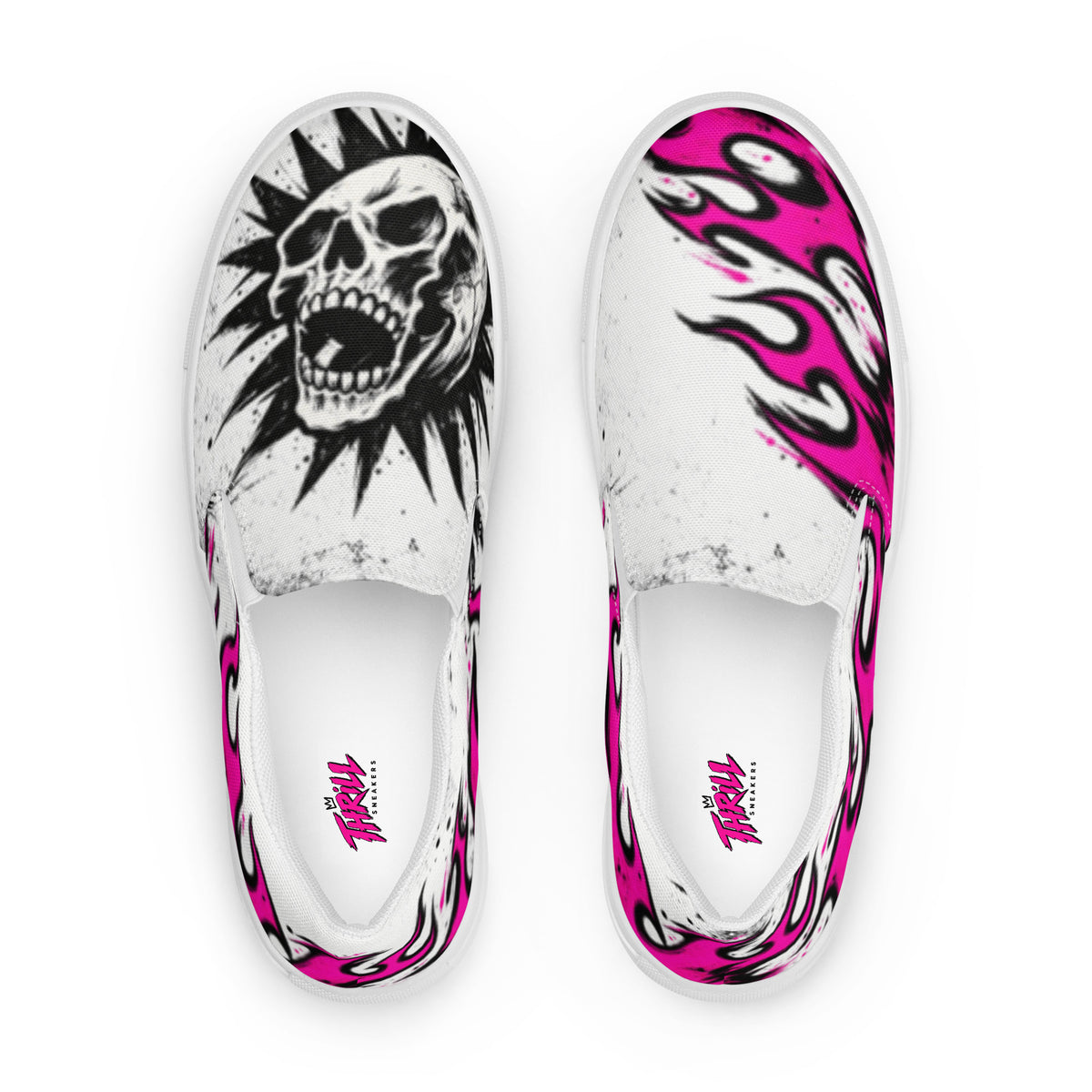 Skullburn Men’s Slip-Ons — front view