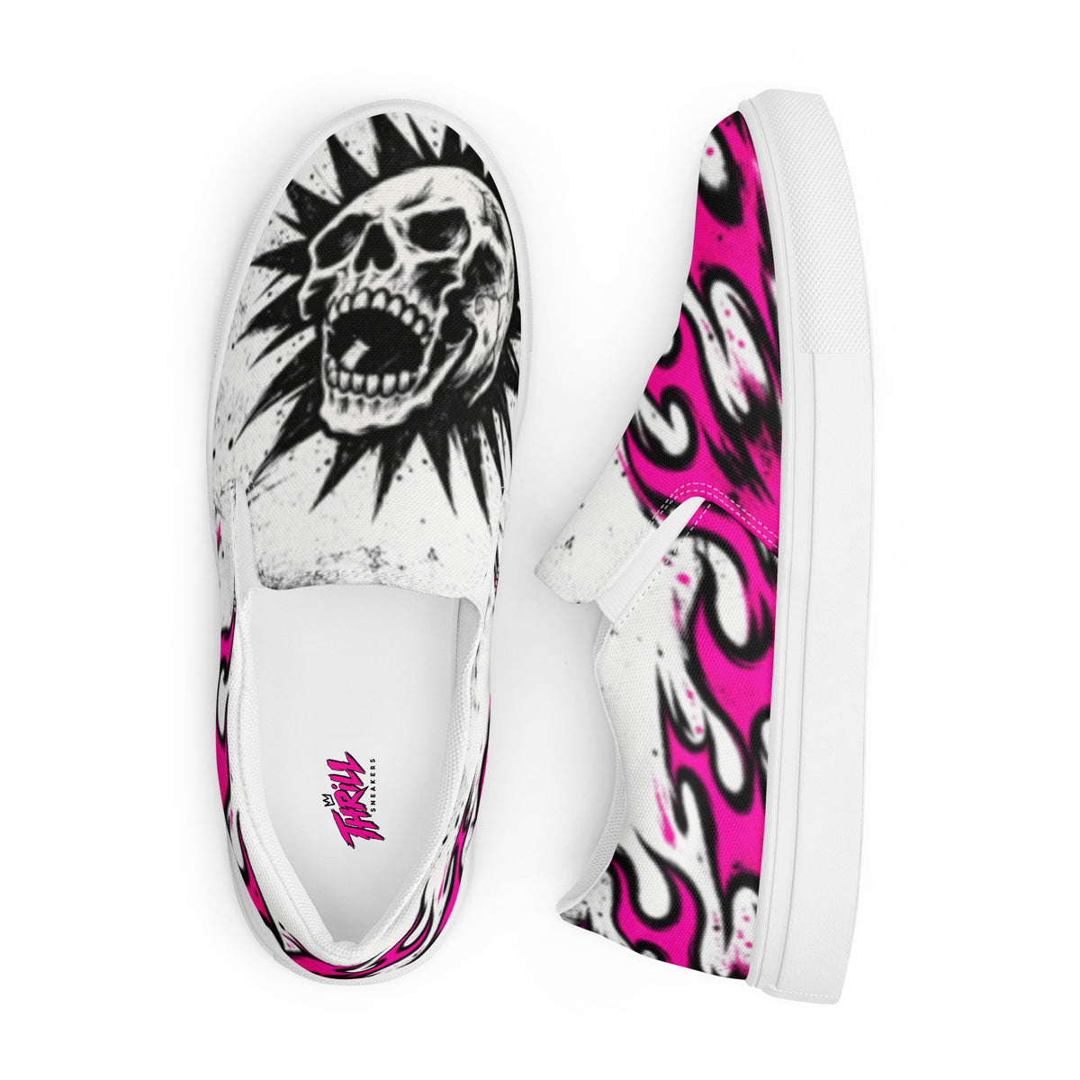Skullburn Men’s Slip-Ons — front view