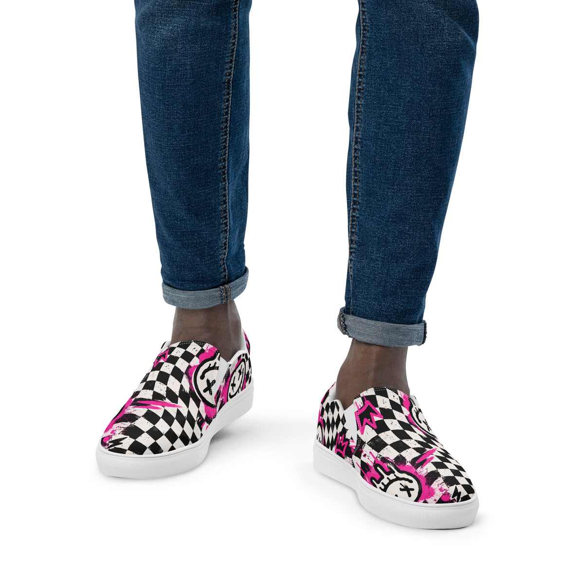Checkmate Men’s Slip-Ons — front view