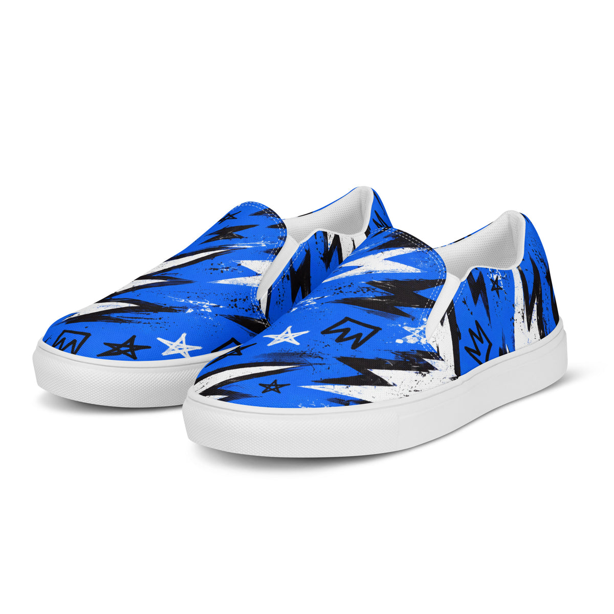 Shockwave Men’s Slip-Ons — angled front view