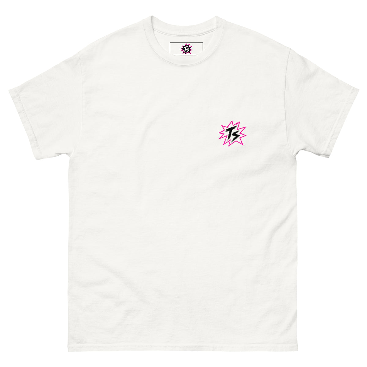 Thrill Sneakers Unisex Tee – White — front view