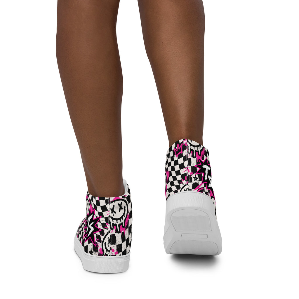 Checkmate Women’s High Tops — back view