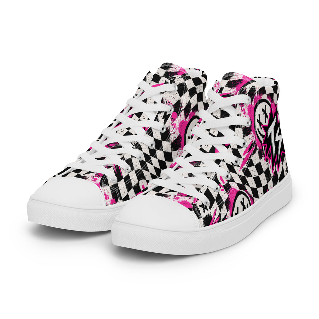 Checkmate Women’s High Tops — angled front view