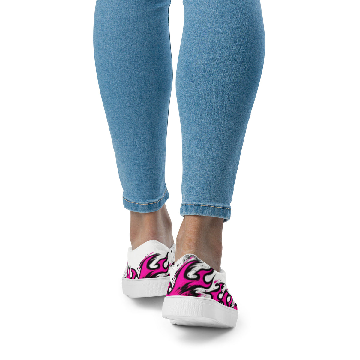 Skullburn Women’s Slip-Ons — back view
