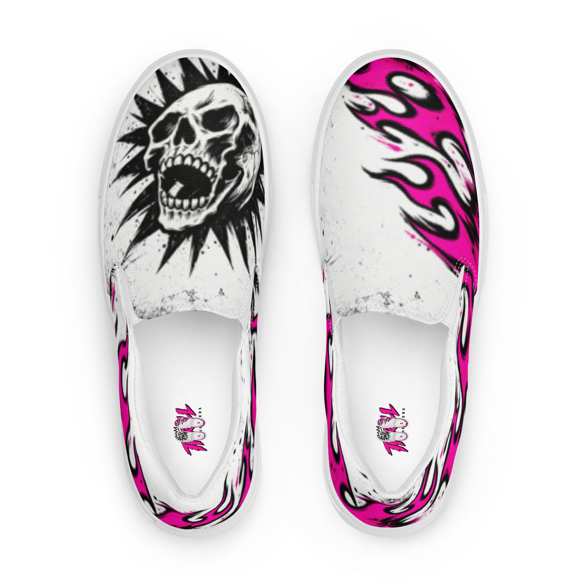 Skullburn Women’s Slip-Ons — front view